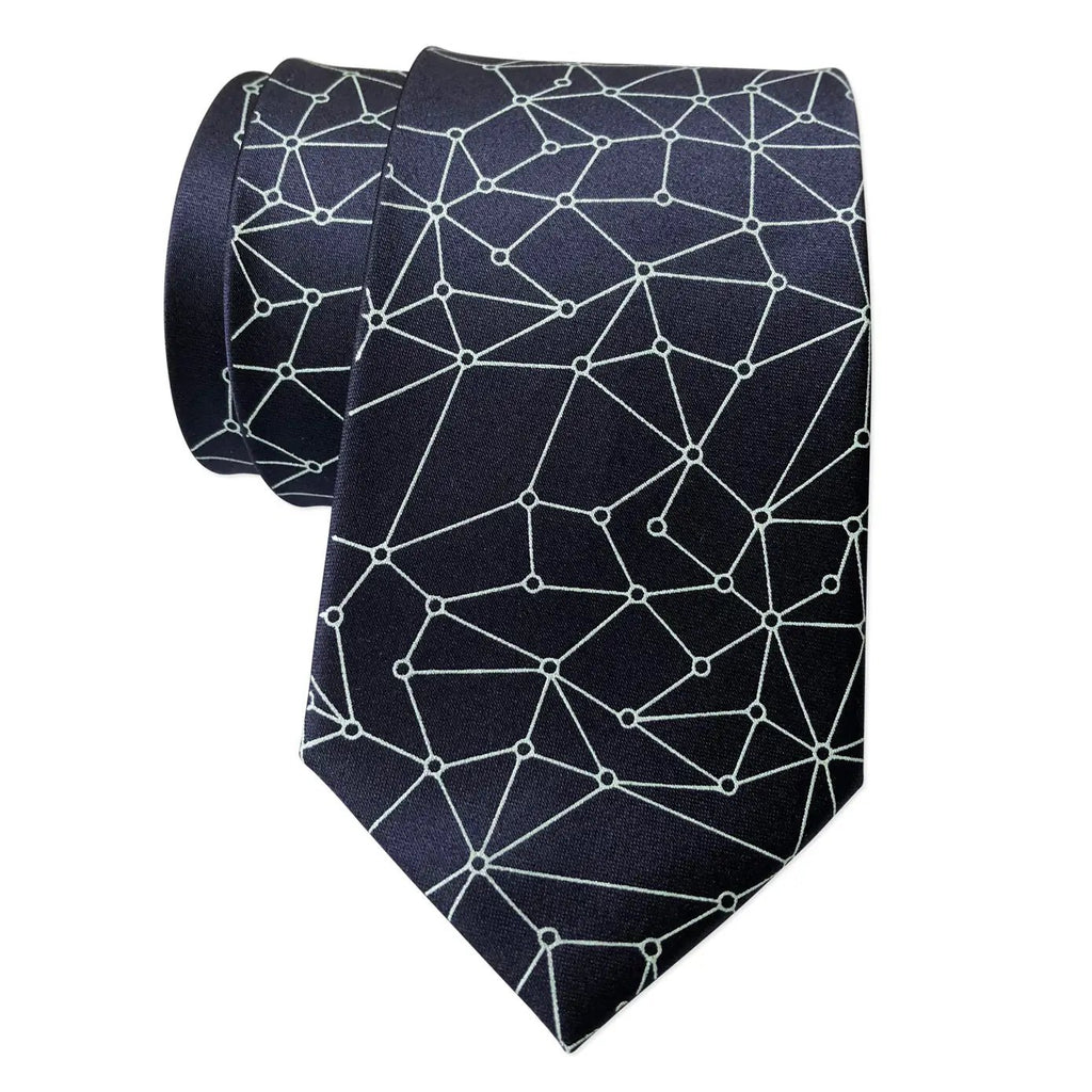 Navy Decentralized Network Necktie